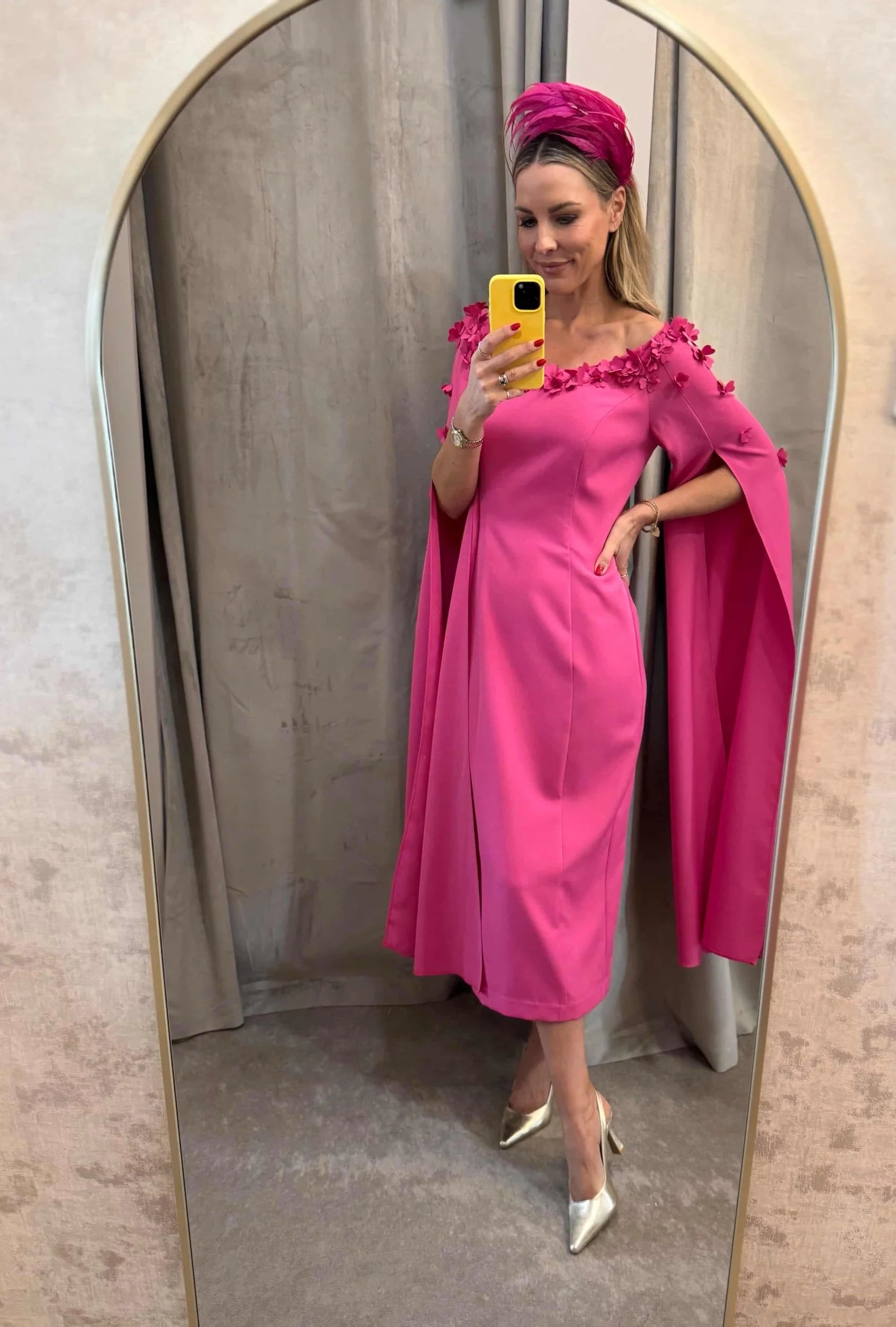 Elsa Fuchsia Pink Dress