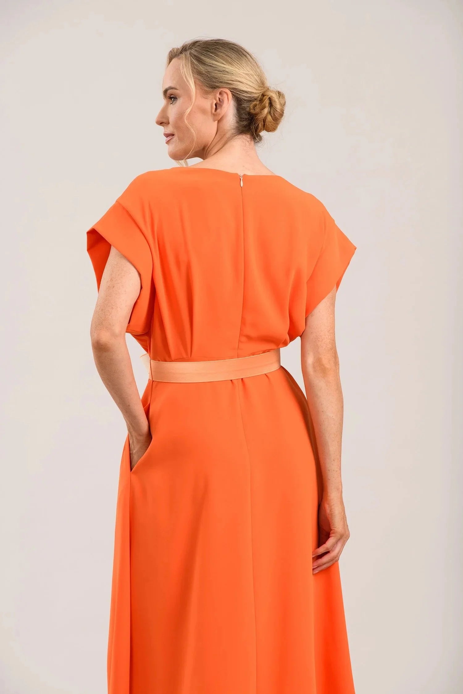 Calm Burnt Orange Dress