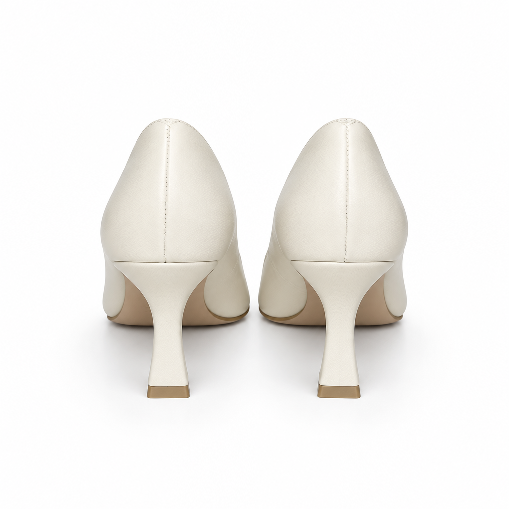 Lodi Jona Cream Low Heel Court