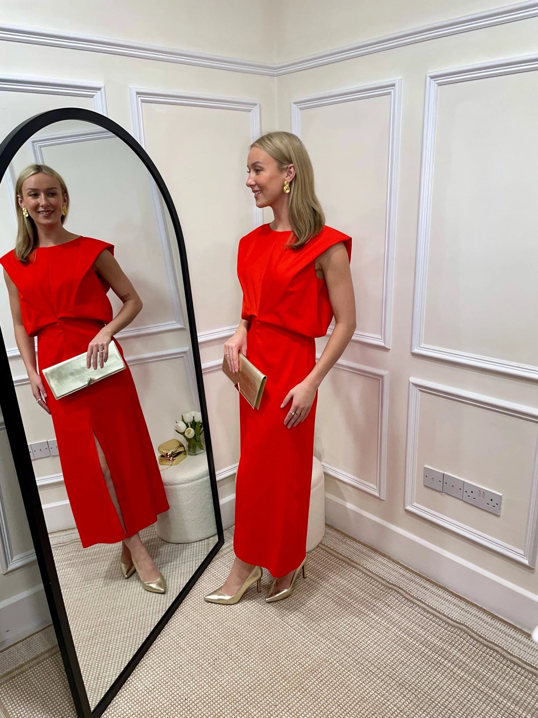 Izzy Red Dress
