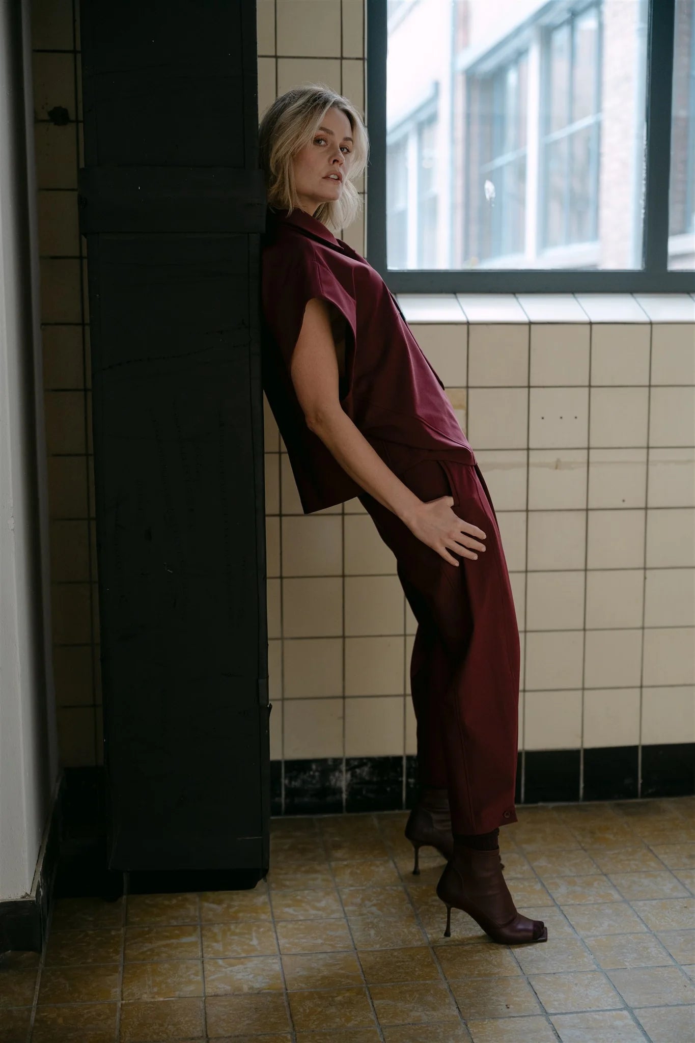 Colombia Burgundy Trouser