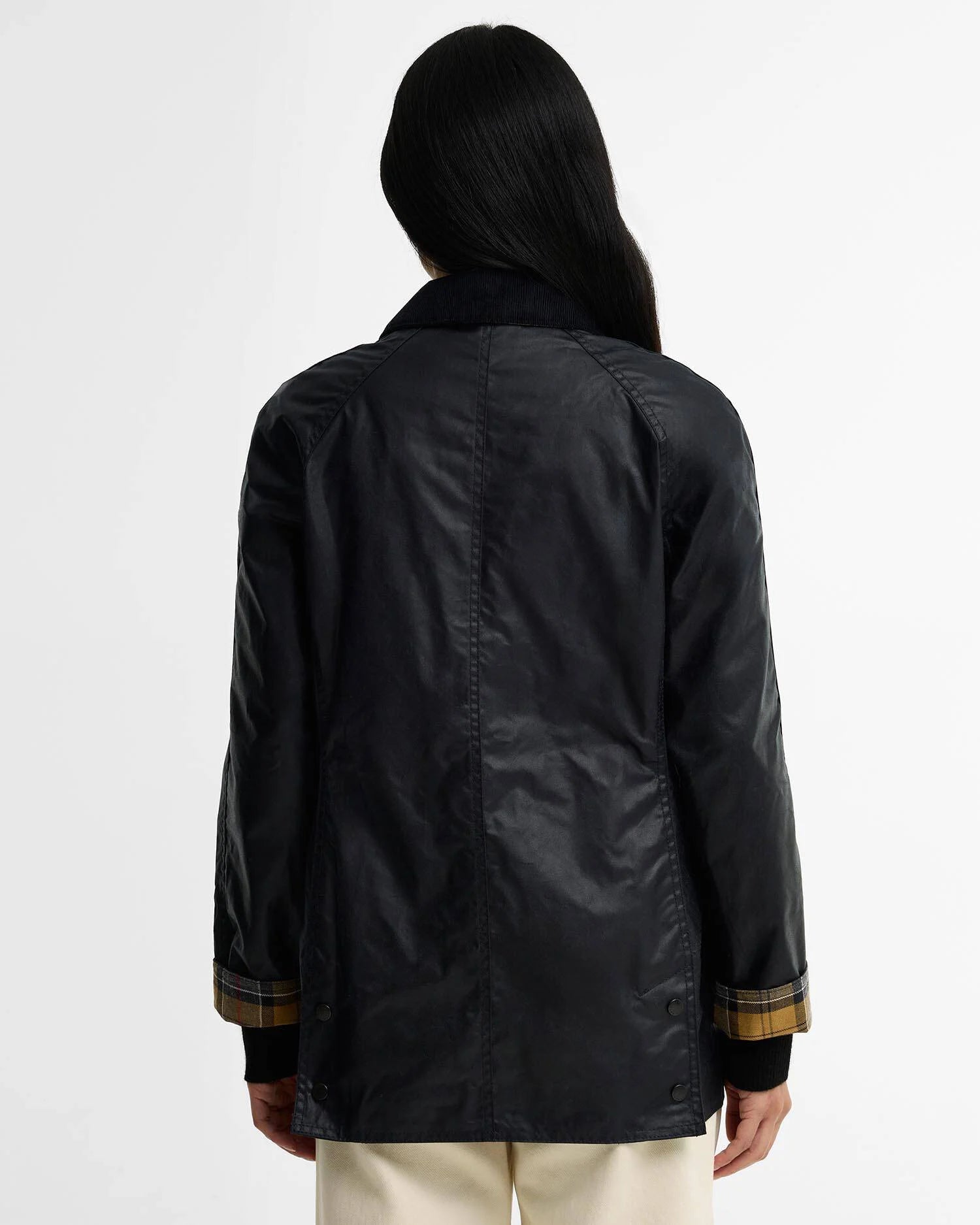 Barbour Navy Beadnell Waxed Jacket