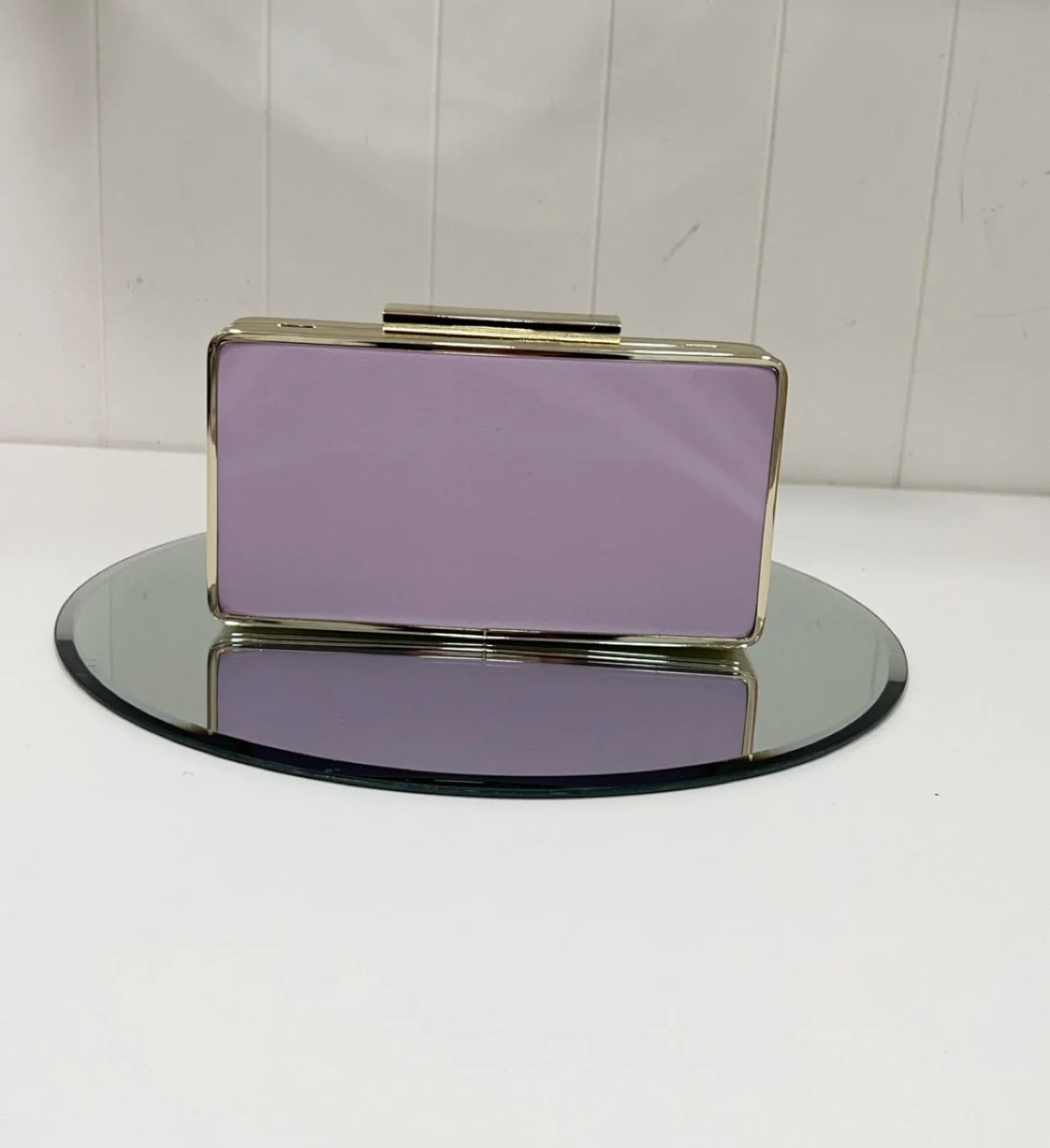 Lodi Lila Lilac Box Clutch