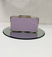 Lodi Lila Lilac Box Clutch