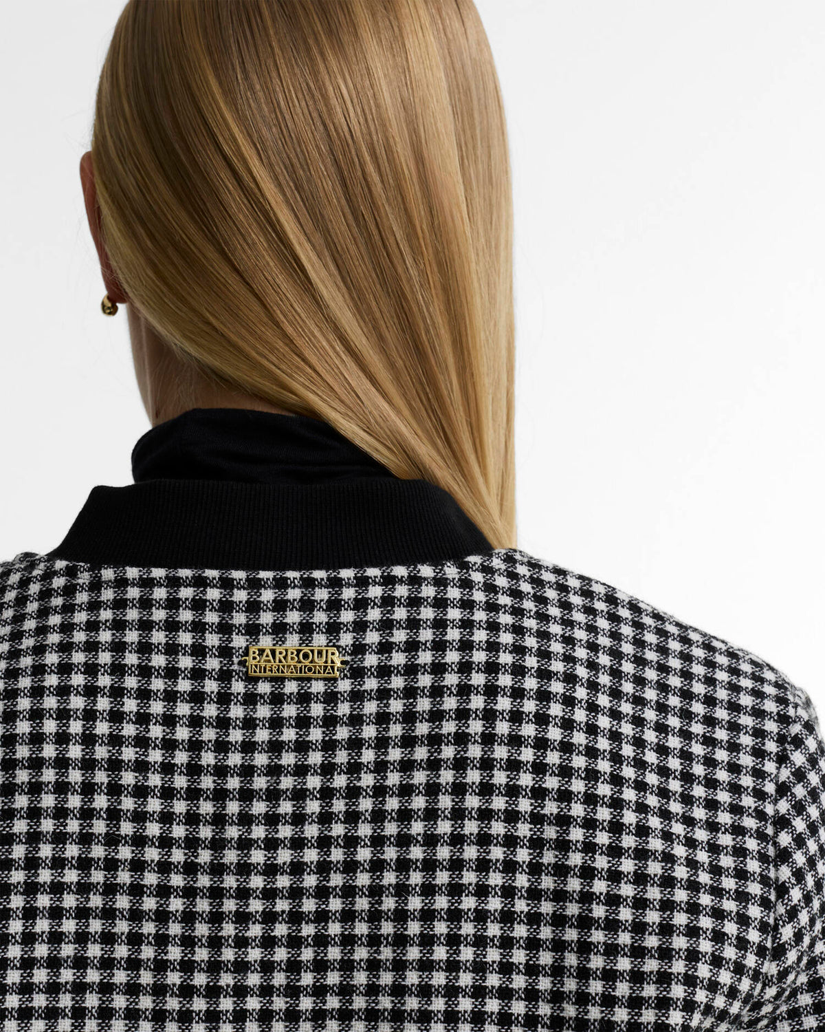 Barbour Halina Gingham Cropped Jacket