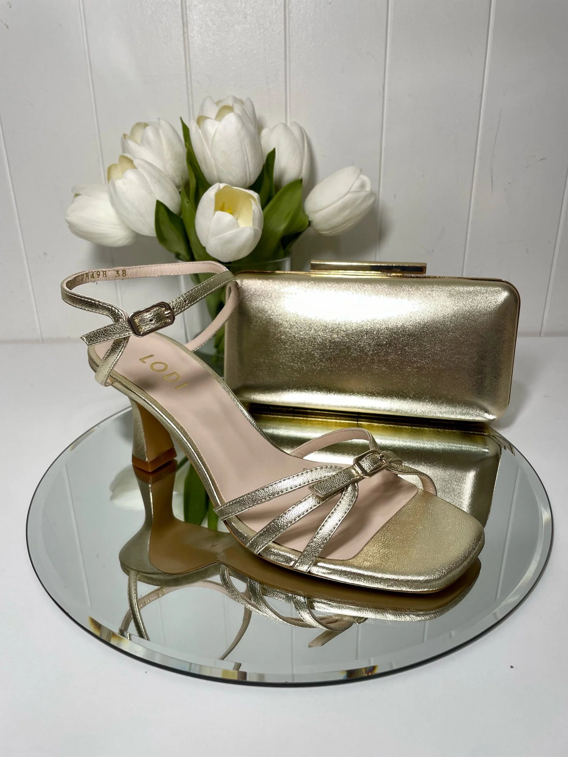 Lodi Salca Gold Sandal High