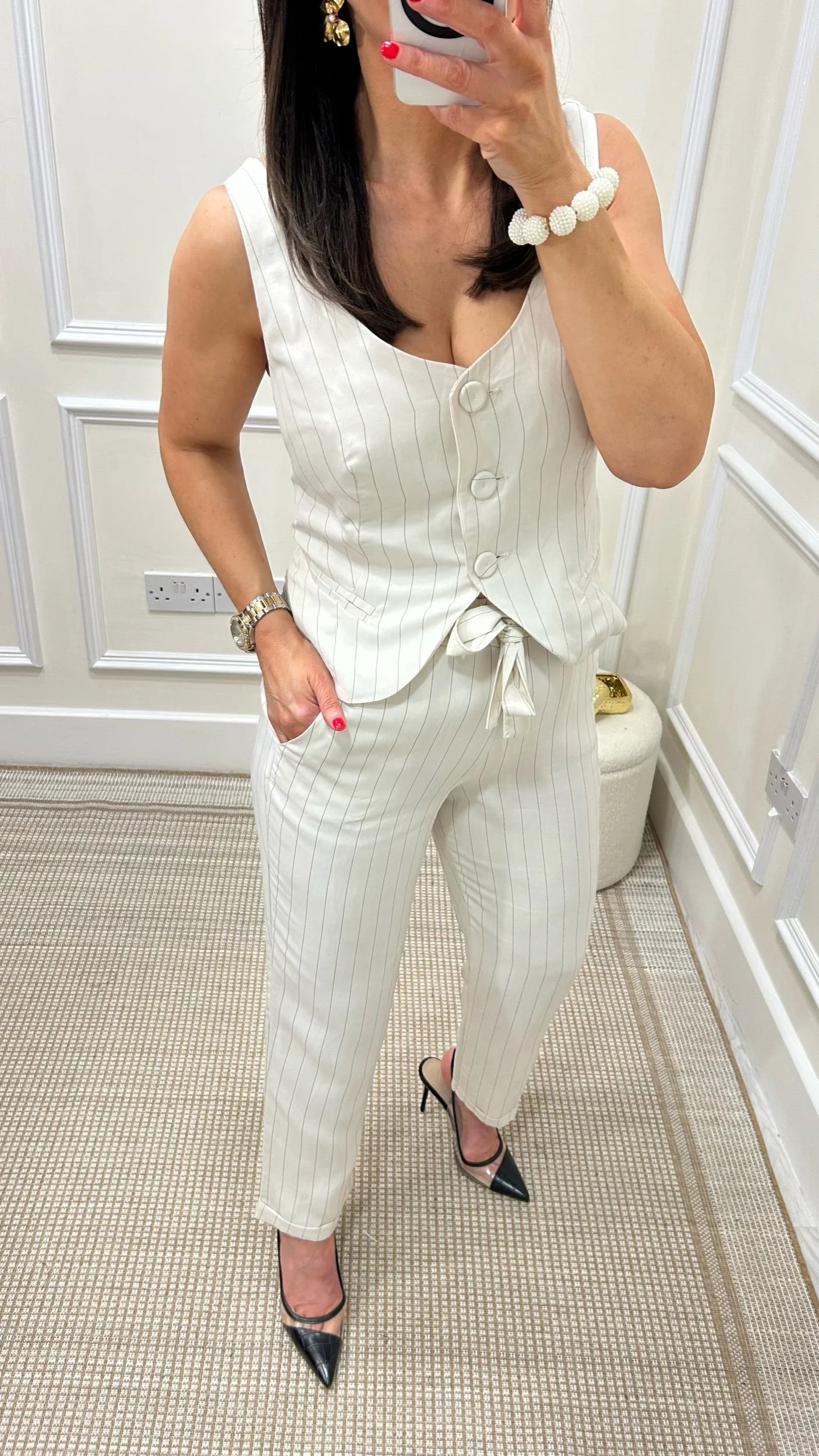 Annie Pinstripe Co-Ord