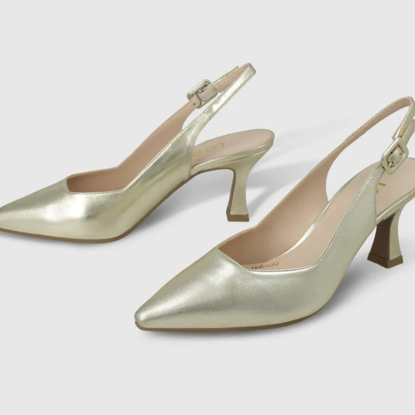 Lodi Juco Gold Sling Back