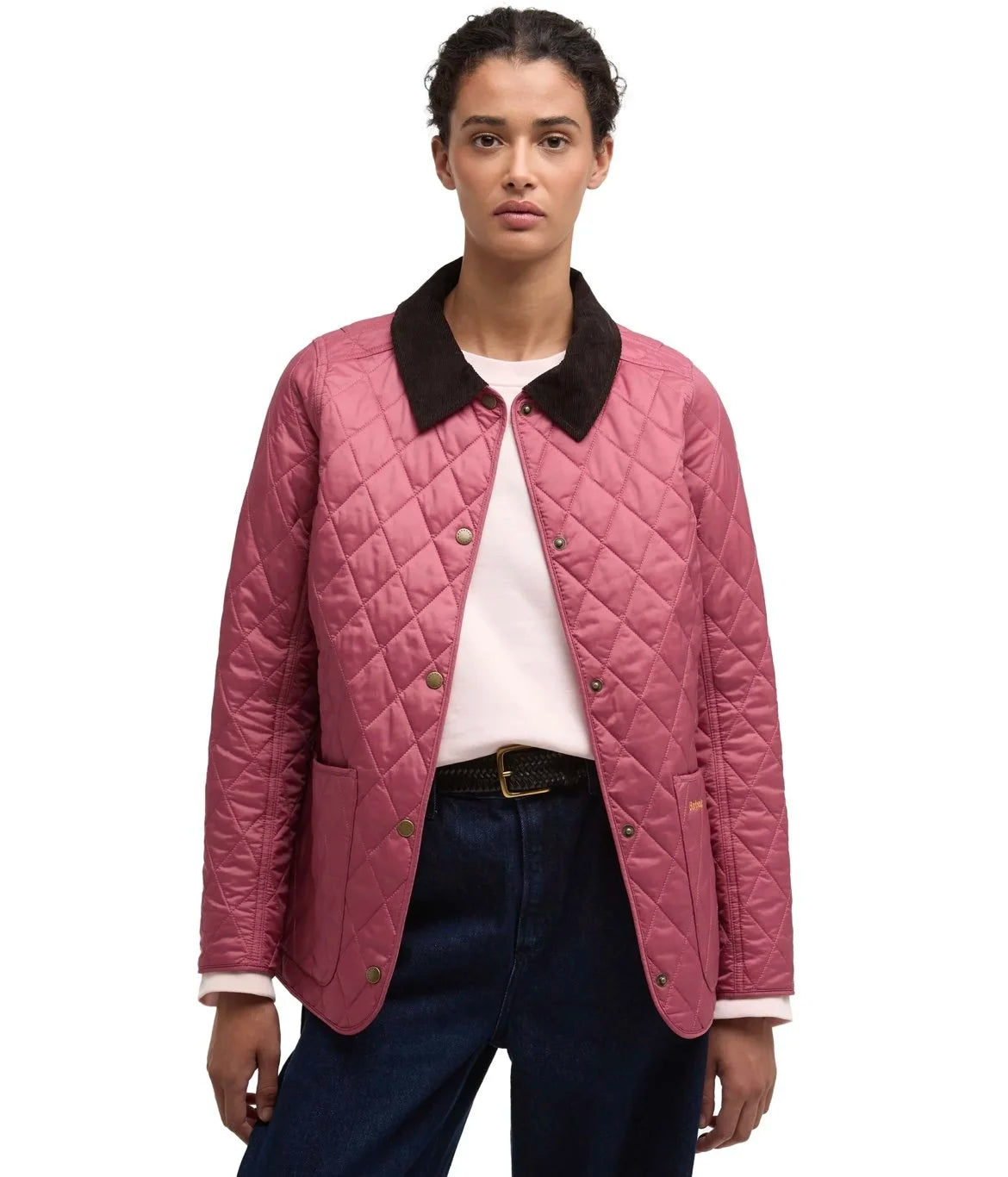 Barbour Annandale Raspberry Quilted Jacket