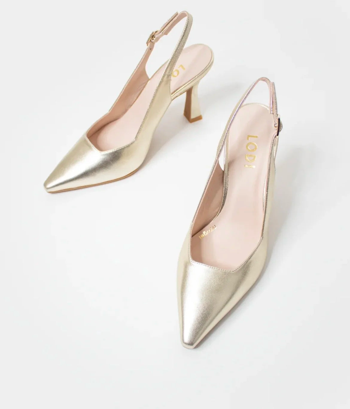 Lodi Modern Gold Sling Back (High)