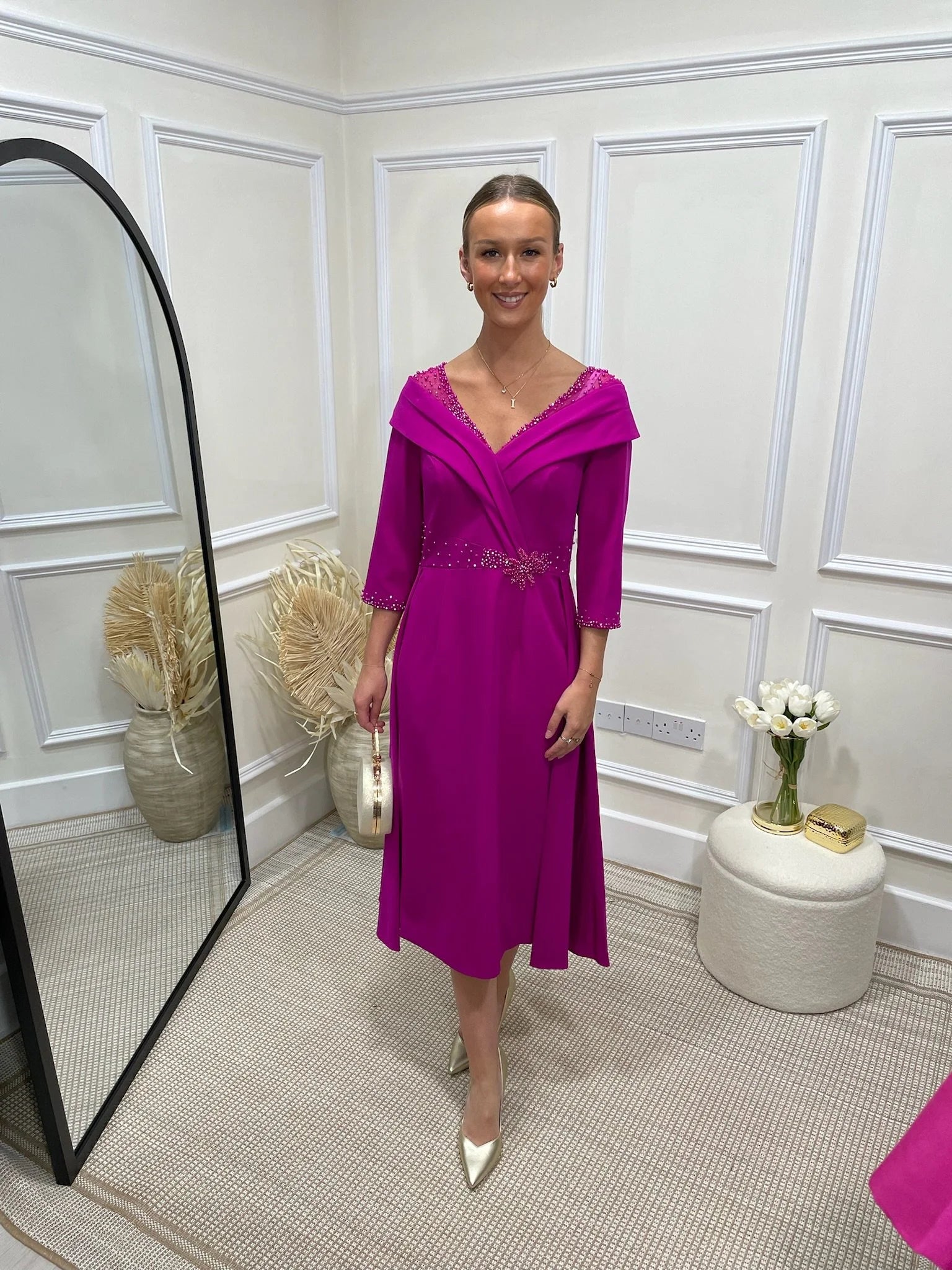 Olivia Plum Pink Dress