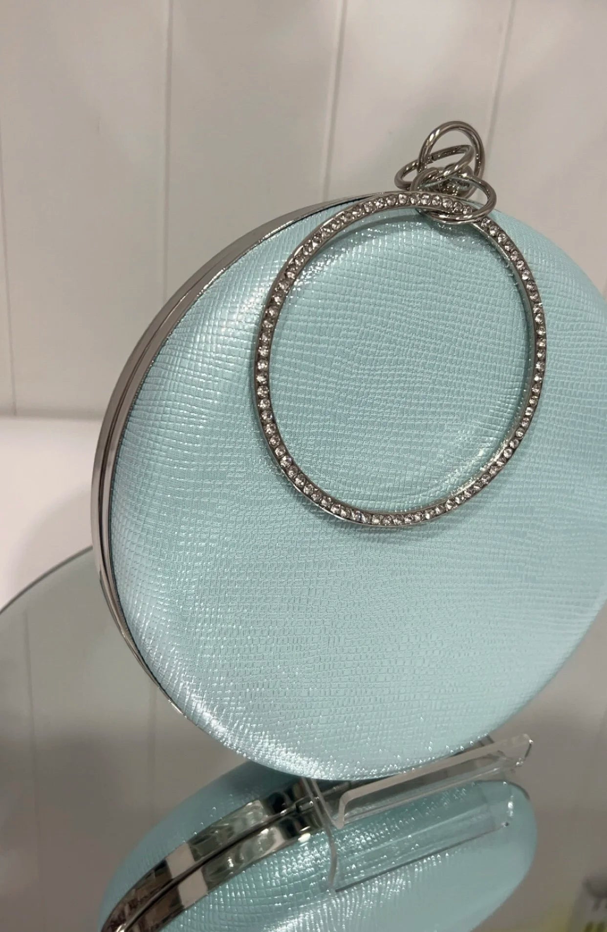 Maya Mint Circular Handbag