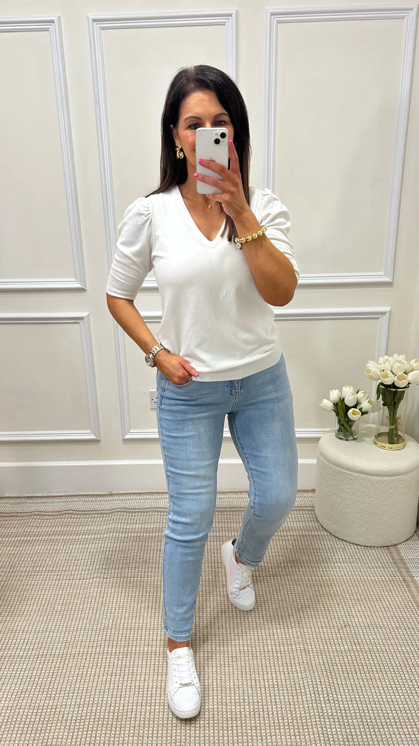 Toxik Light Wash Denim Boyfriend Jean