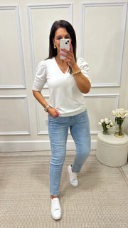 Toxik Light Wash Denim Boyfriend Jean