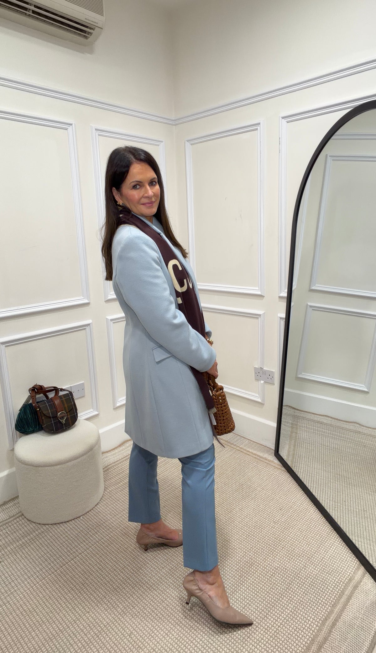 Sandra Sky Blue Coat