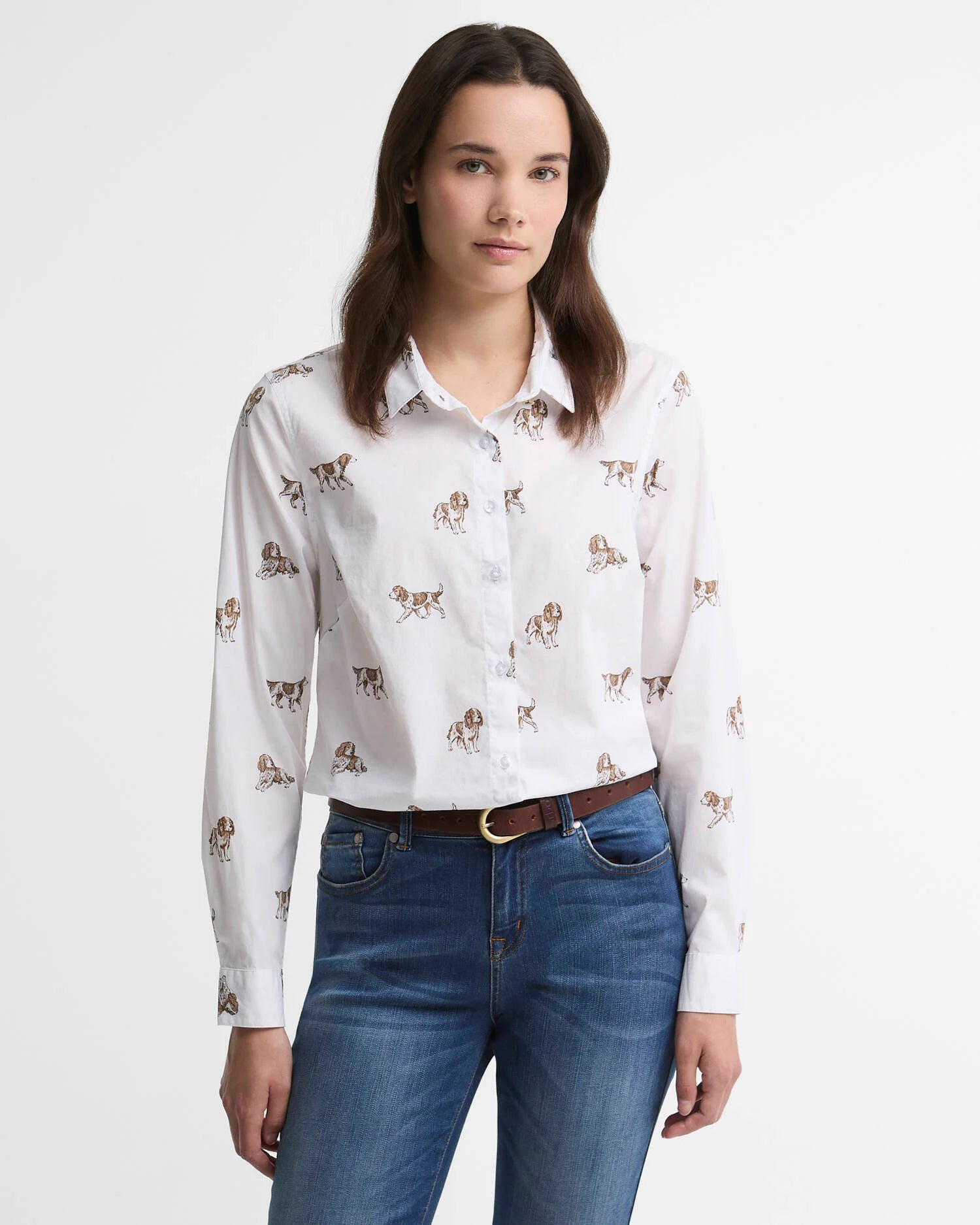 Barbour Brambles Tailored Multi-Dog Shirt