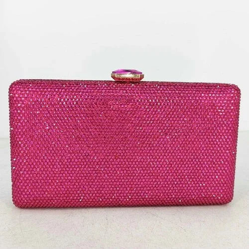 Lexi Pink Sparkle Clutch
