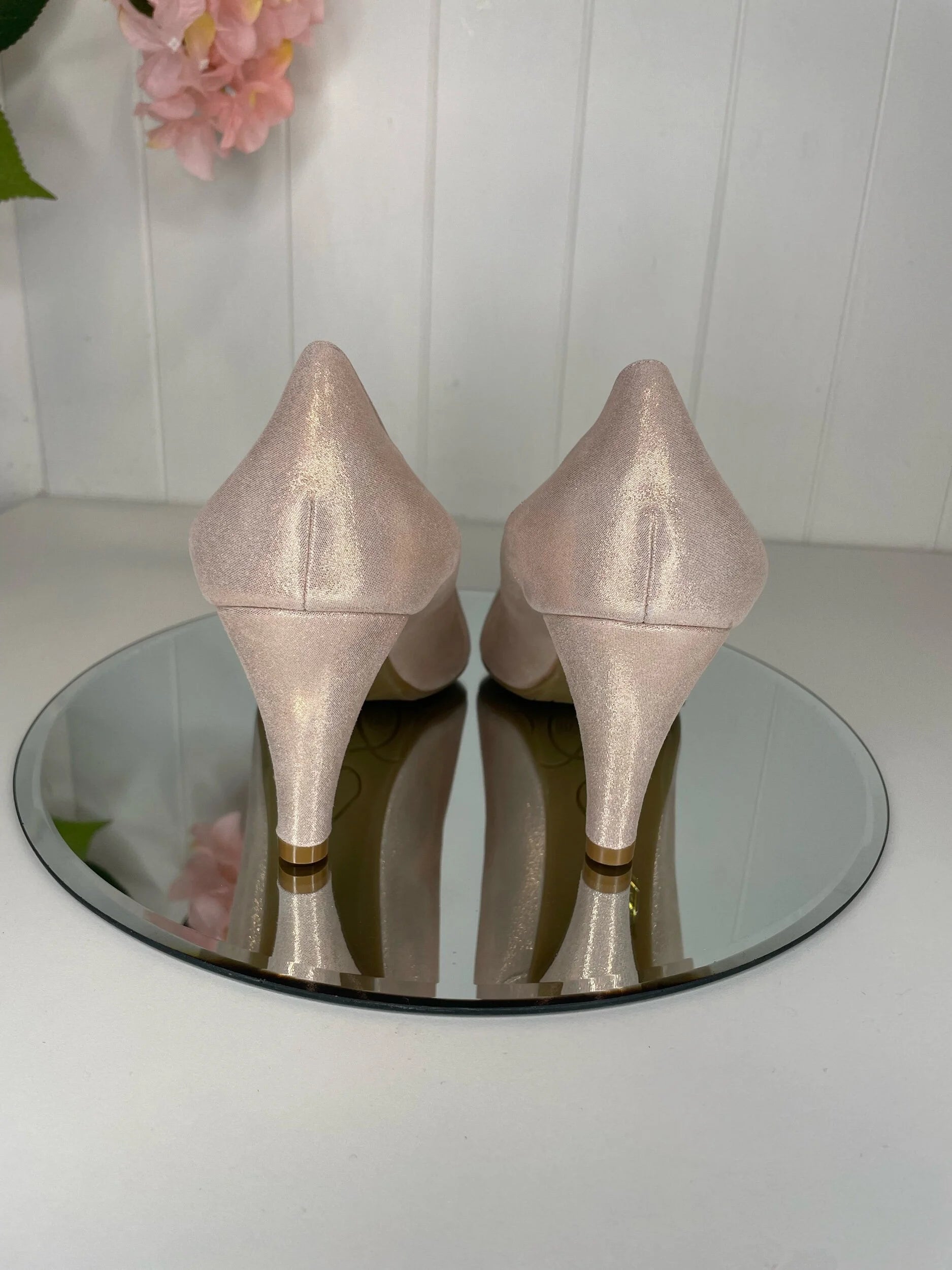Le Babe Blush Pink High Court Shoe