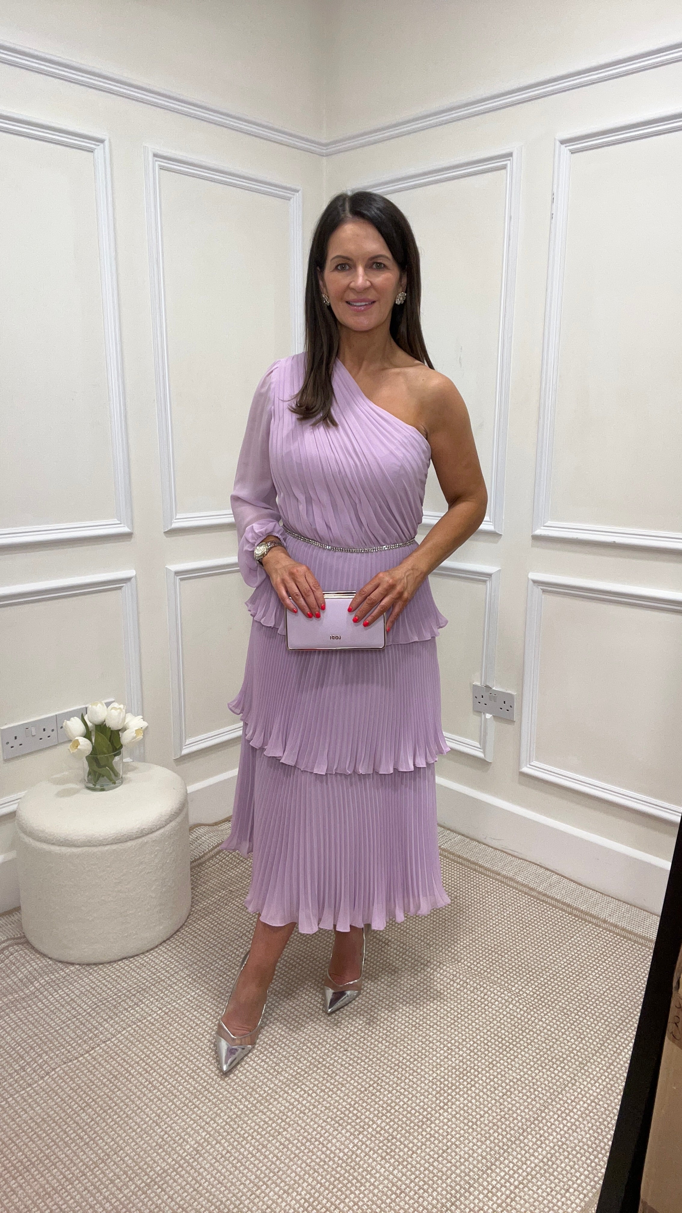 Carmen Lilac Dress