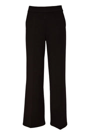 Rita Black Slim Leg Trouser With Elasticated Shimmer Waistband