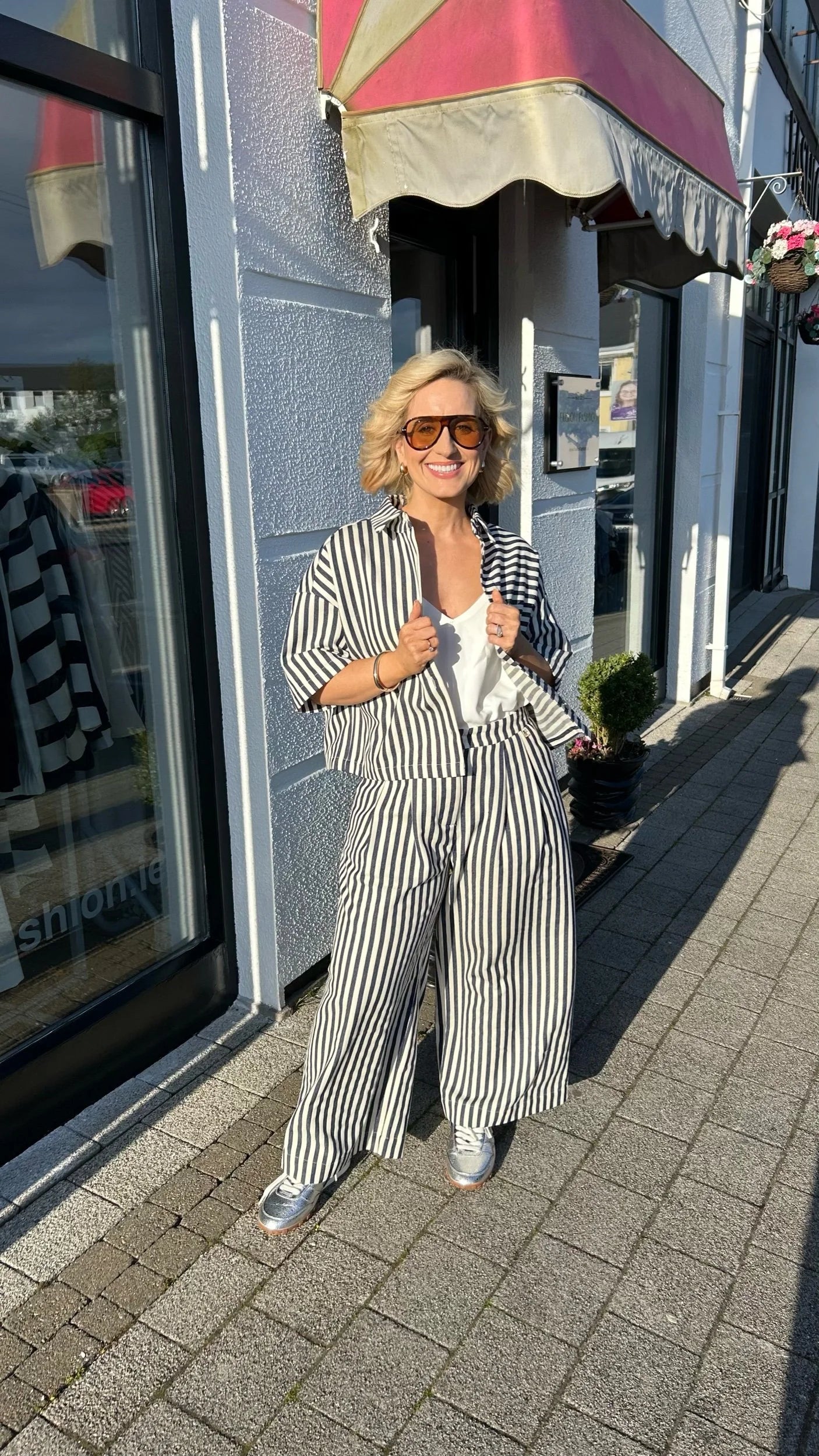 Maisy Navy Ecru Jacket