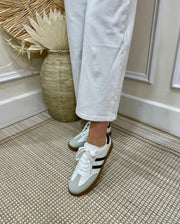 Black Stripe Trainers