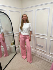 Hailey Coral Pink Jeans