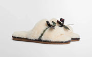 Eleanora White Barbour Slipper