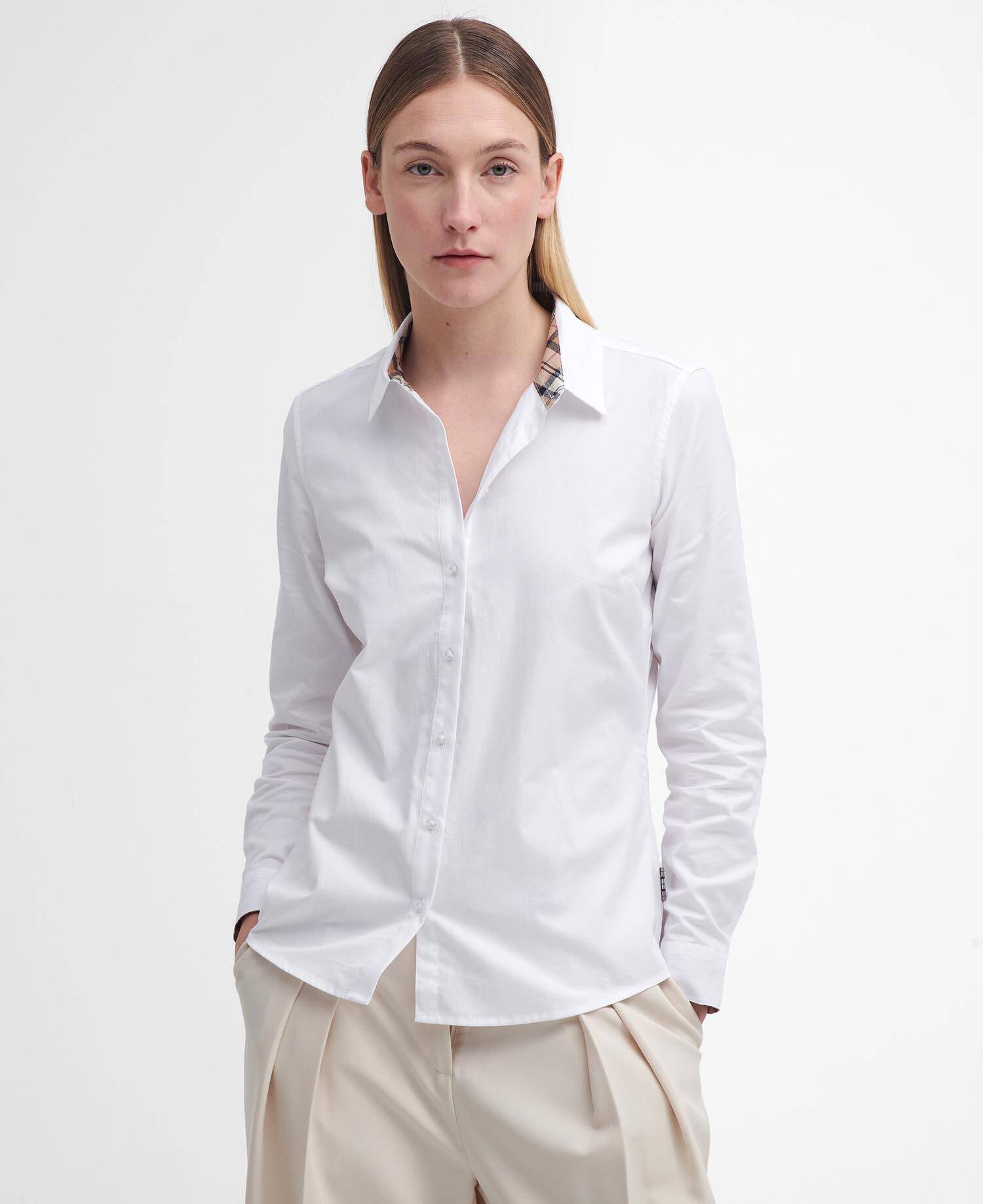 Barbour Derwent Regular White Shirt