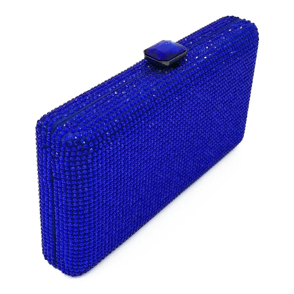 Lexi Blue Sparkle Clutch