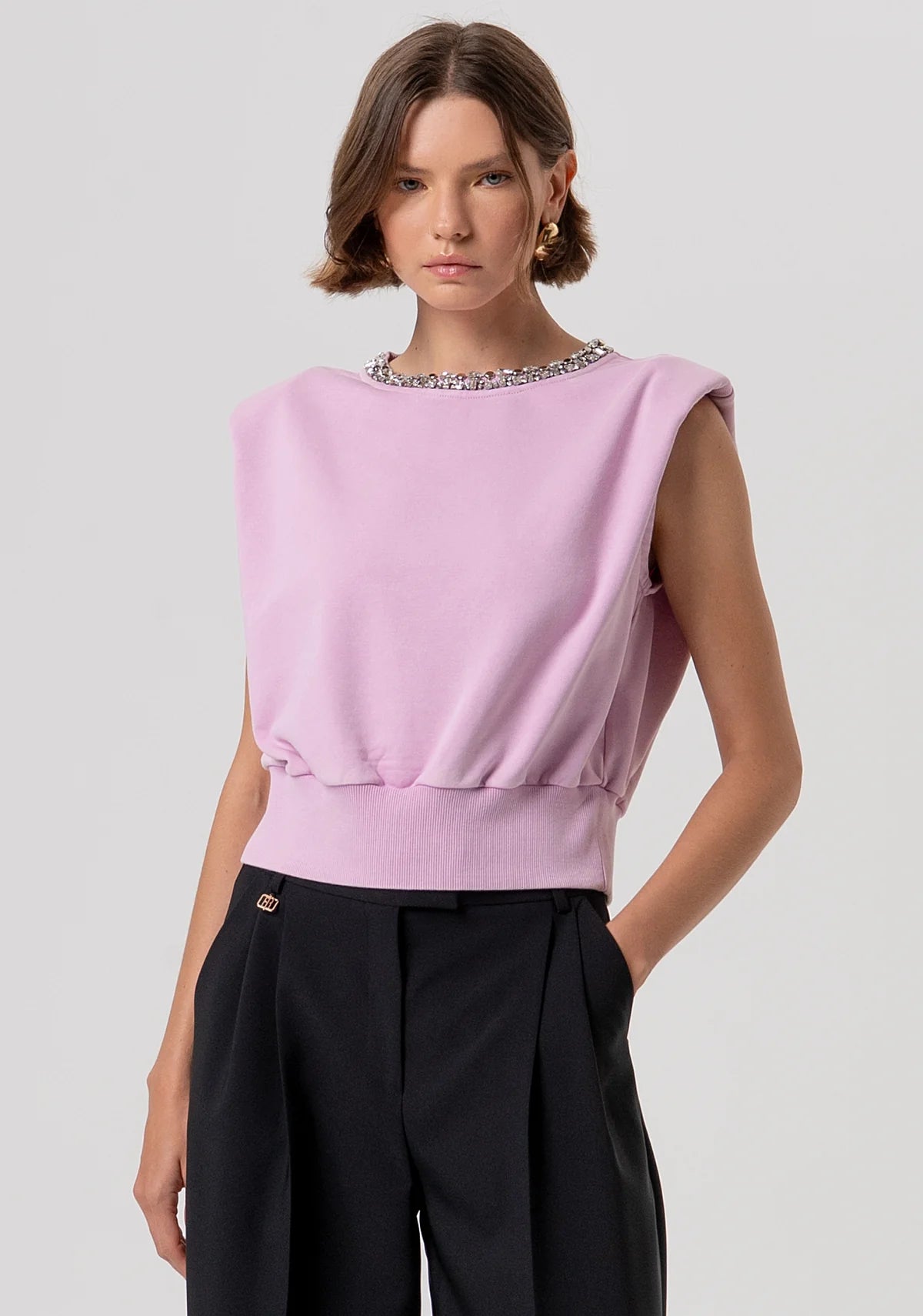 Star Pink Embelished Top