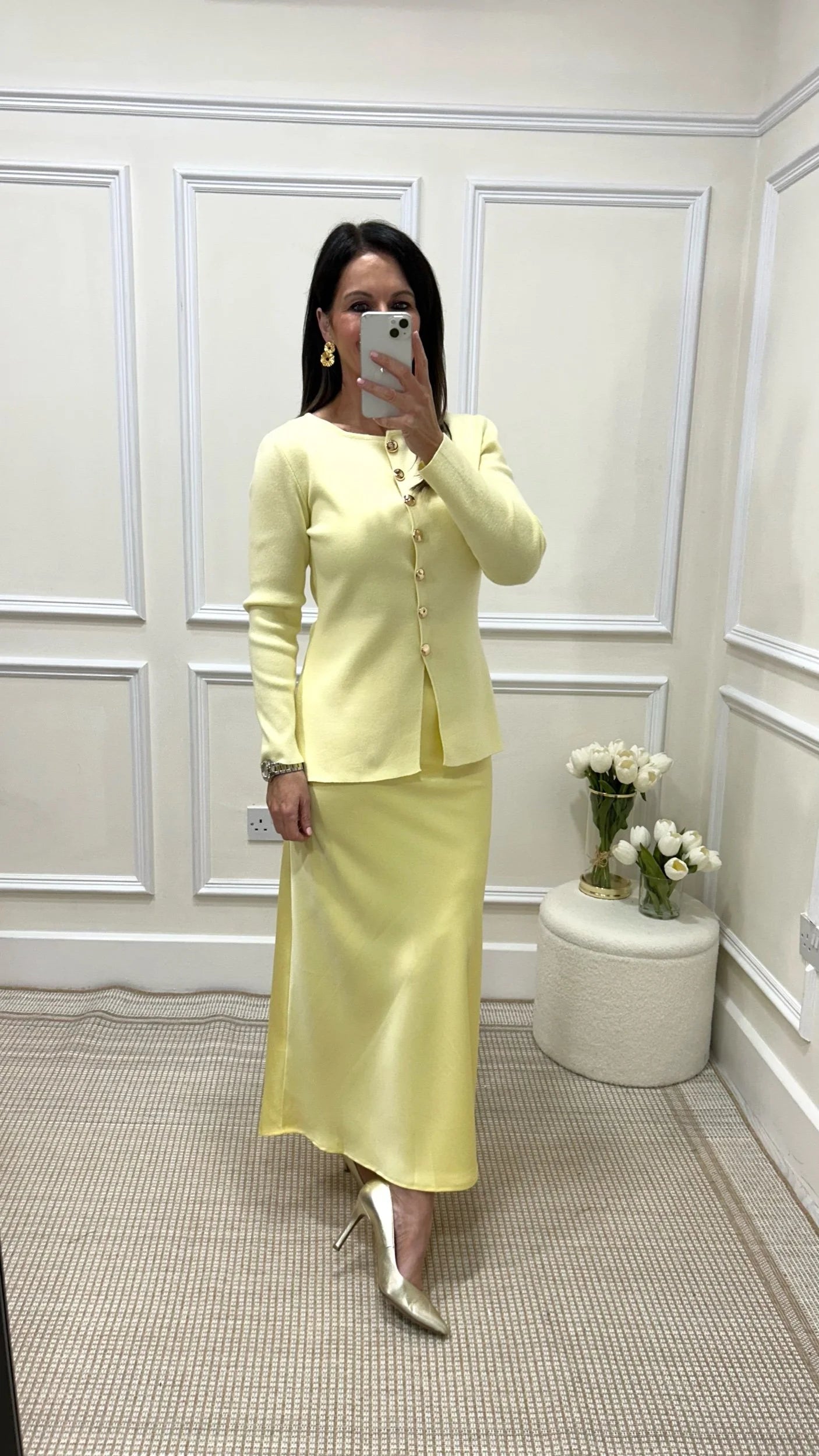 Susie Yellow Skirt