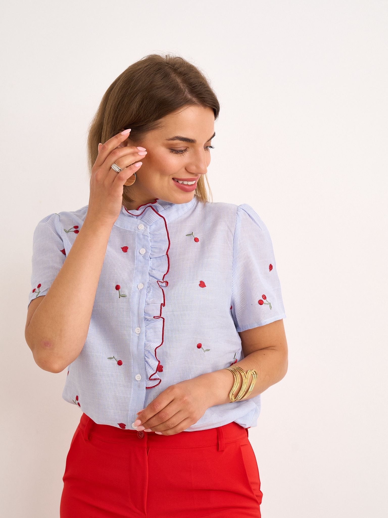 Lyra Blue Cherry Top