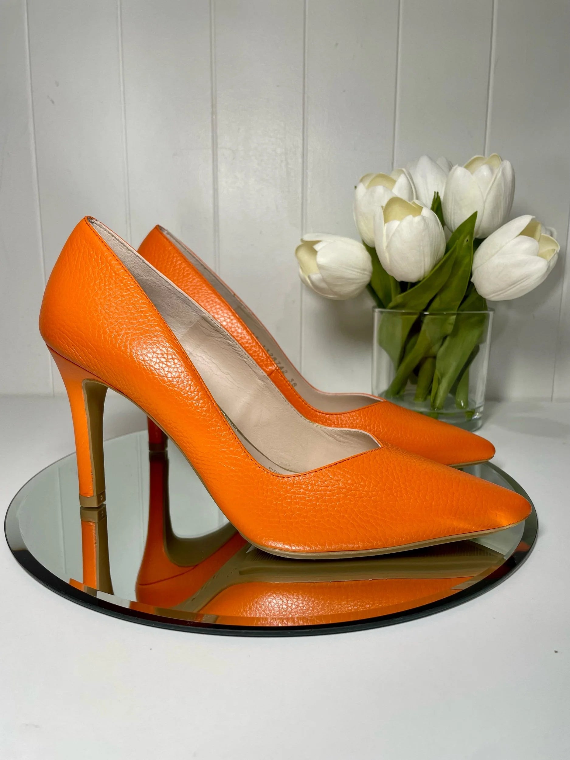 Lodi Rabot Orange Court Shoe