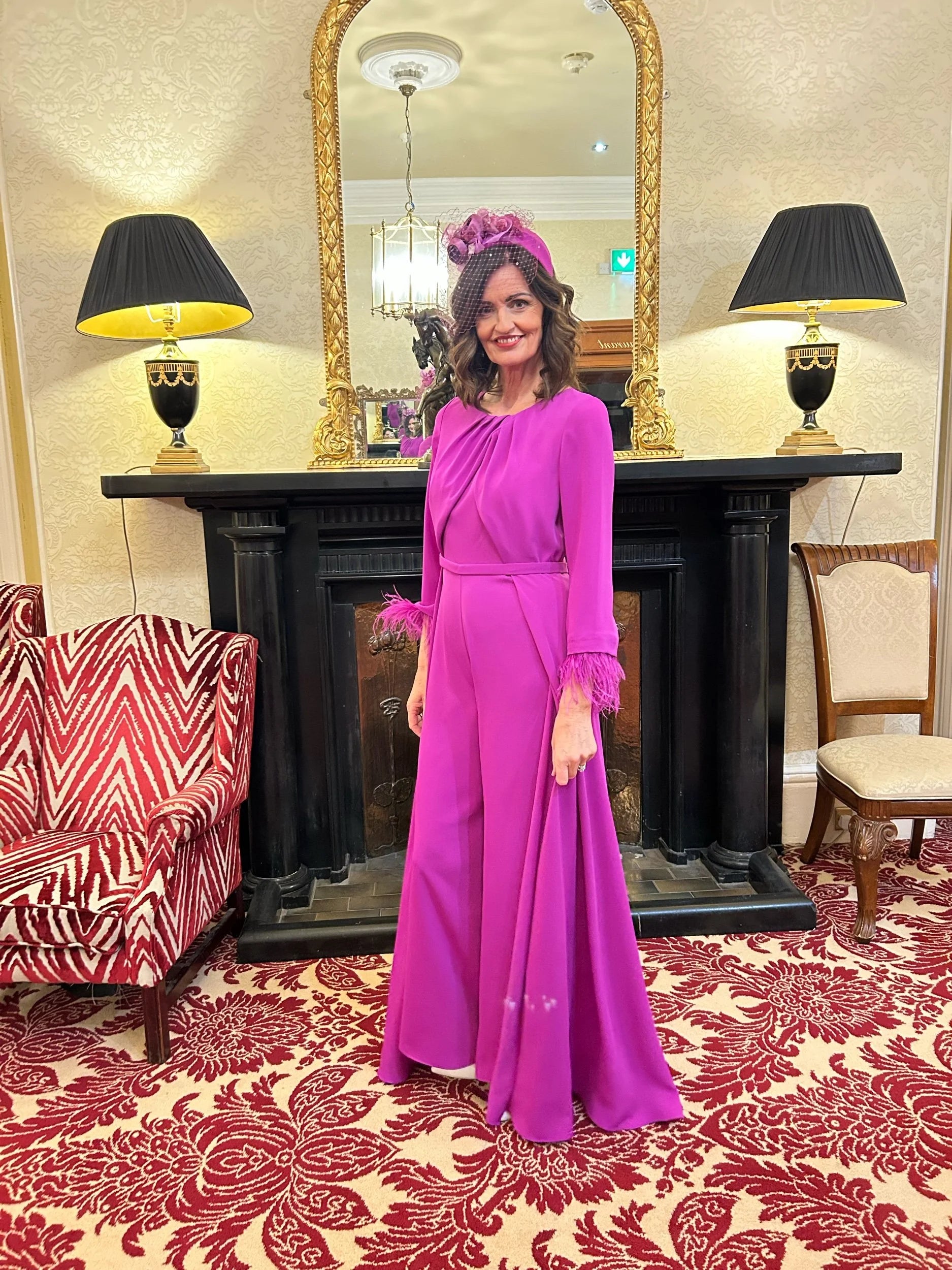 Leah Magenta Jumpsuit