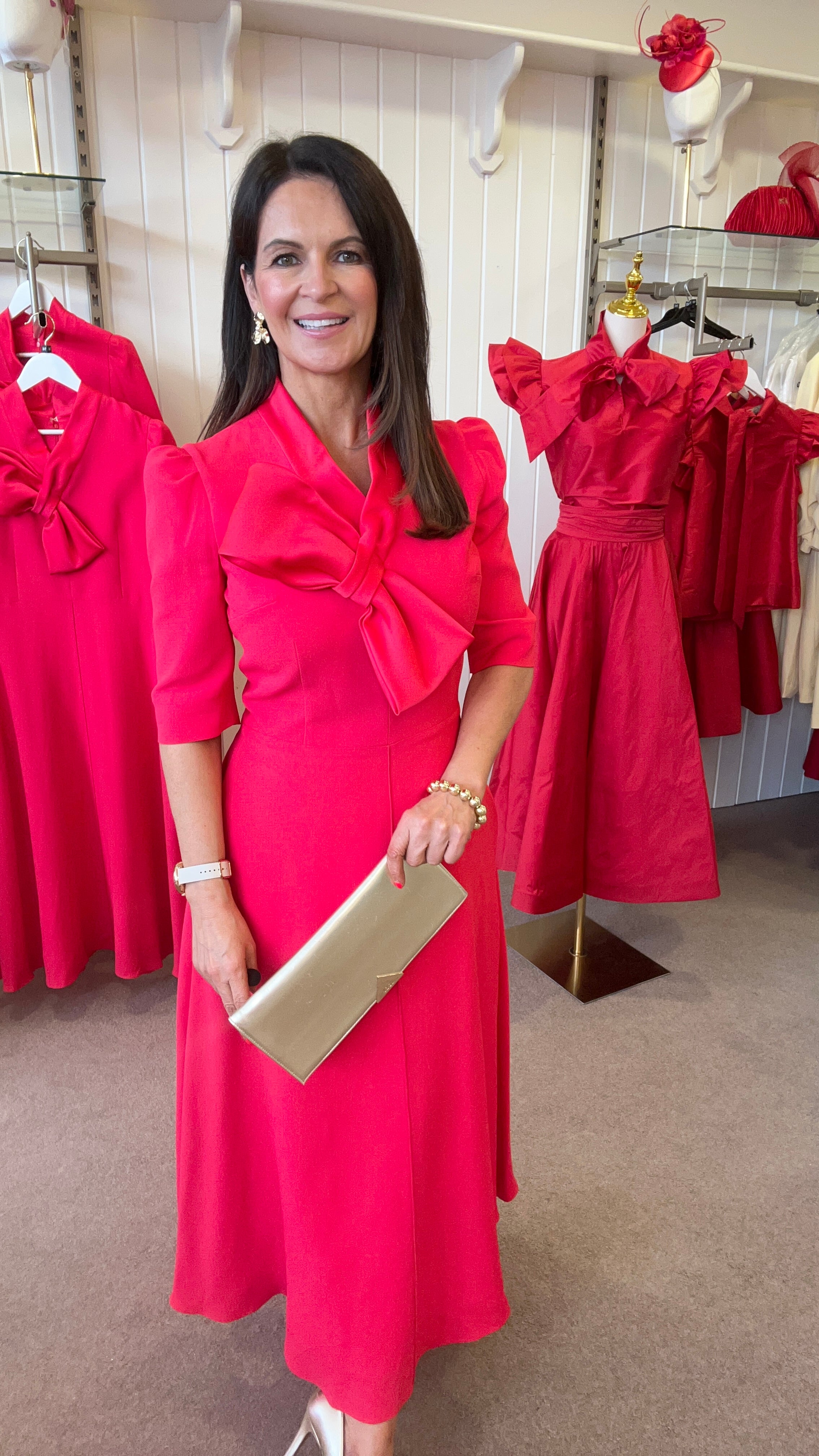 AndTate Godiva Pomegranate Red Dress