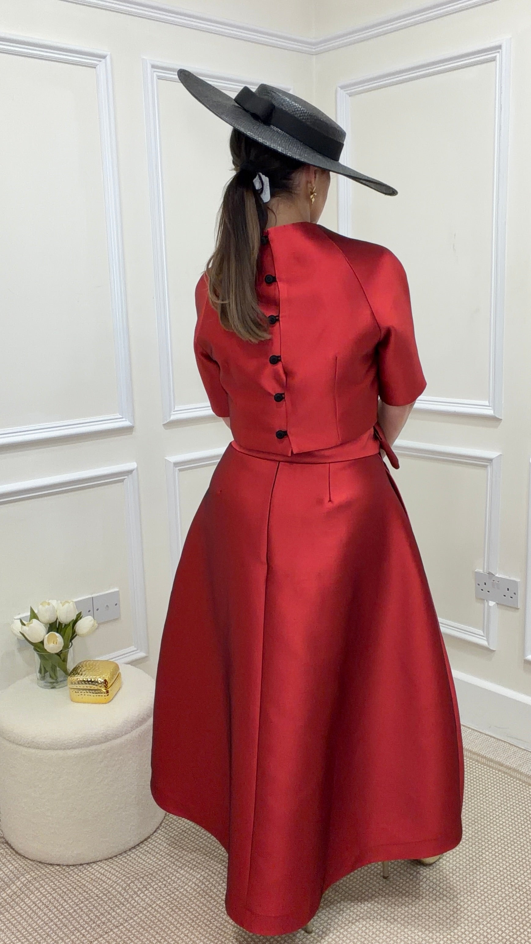 AndTate Delaney Red Top