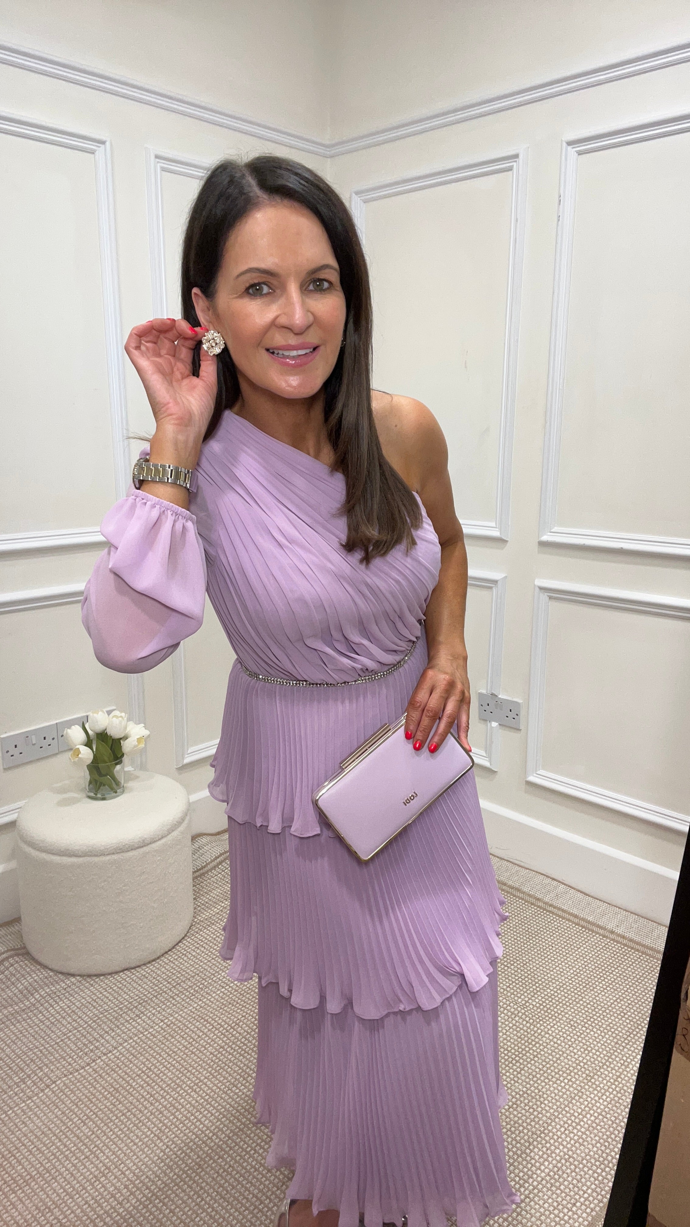 Carmen Lilac Dress