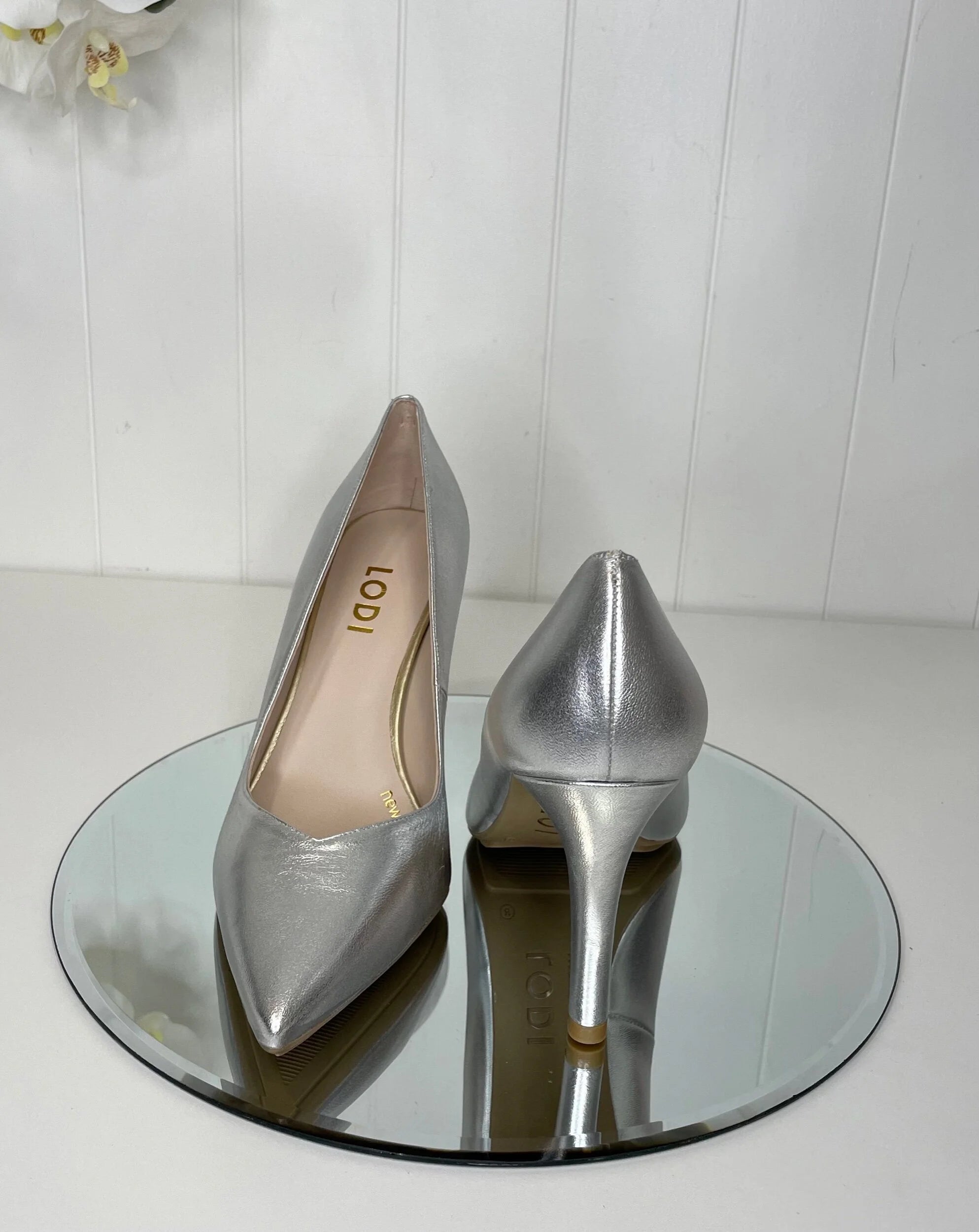 Lodi Rabot High Heel Silver Court