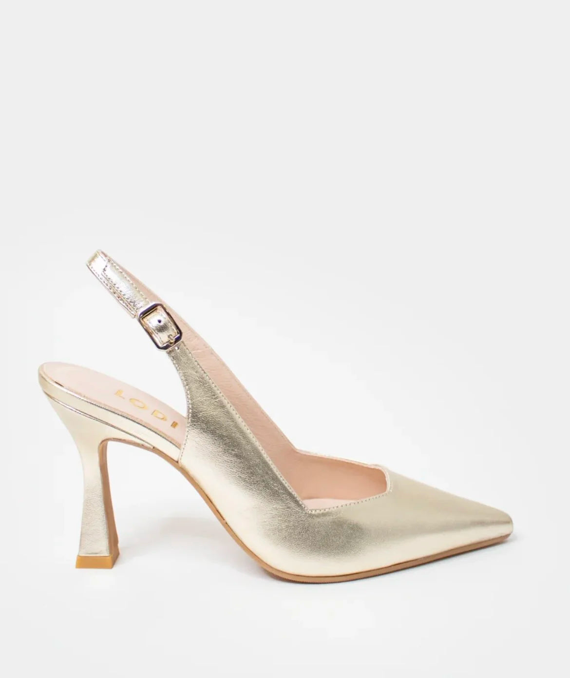Lodi Modern Gold Sling Back (High)