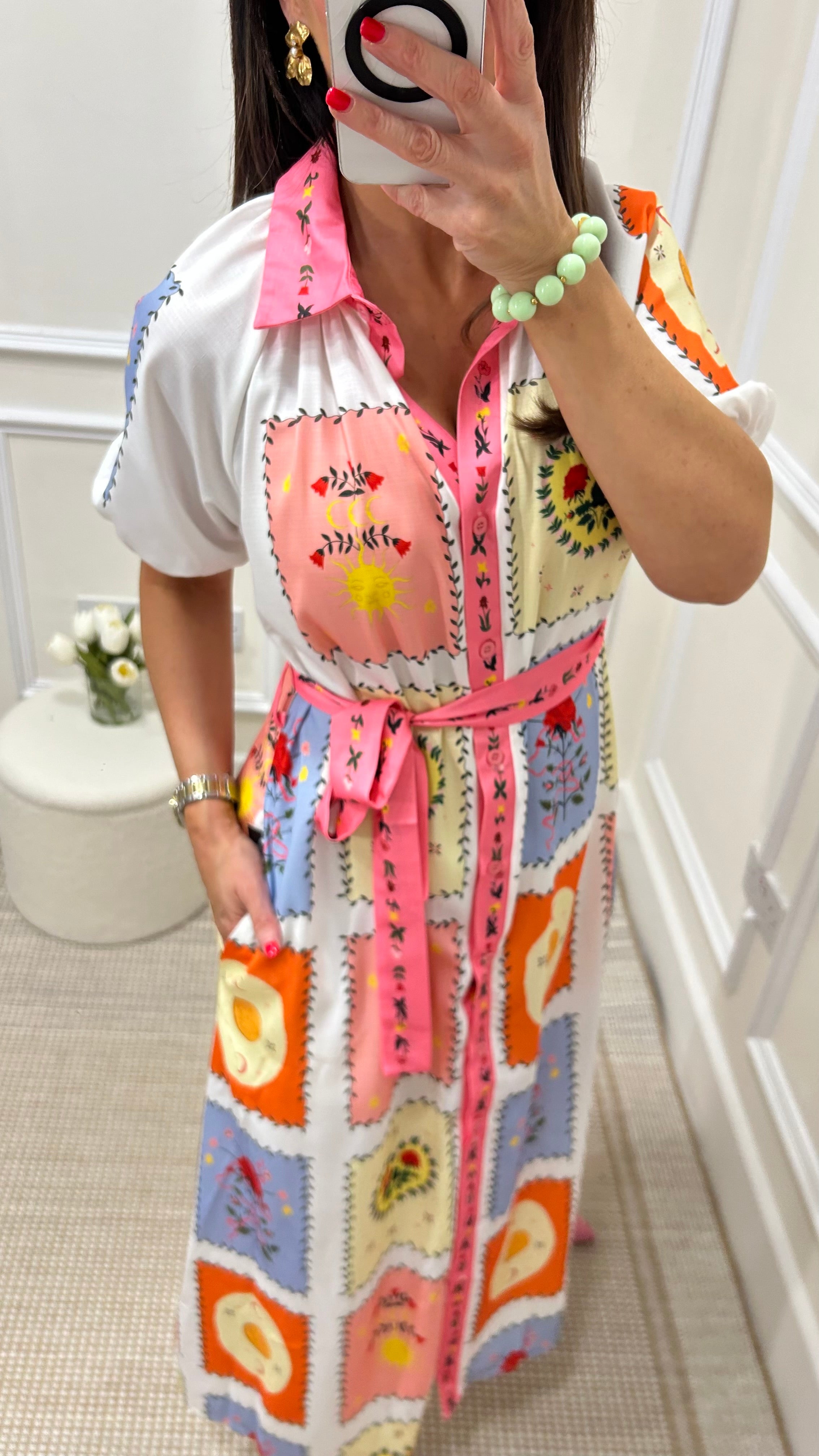 Paris Floral Dress