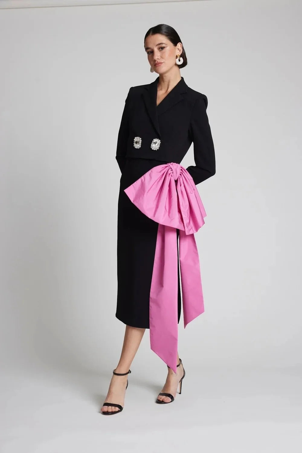 Emma Pink Bow Dress & Jacket