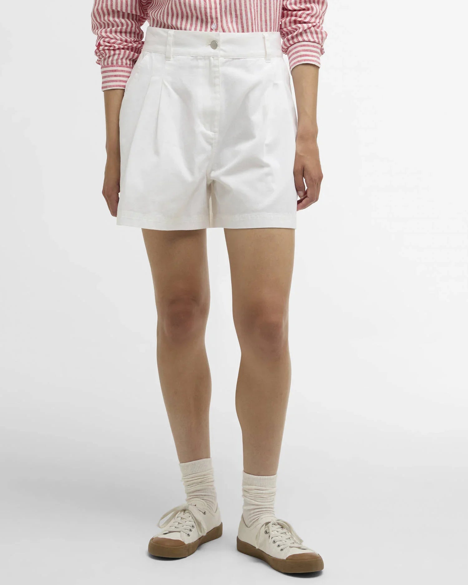 Barbour Fern White Shorts