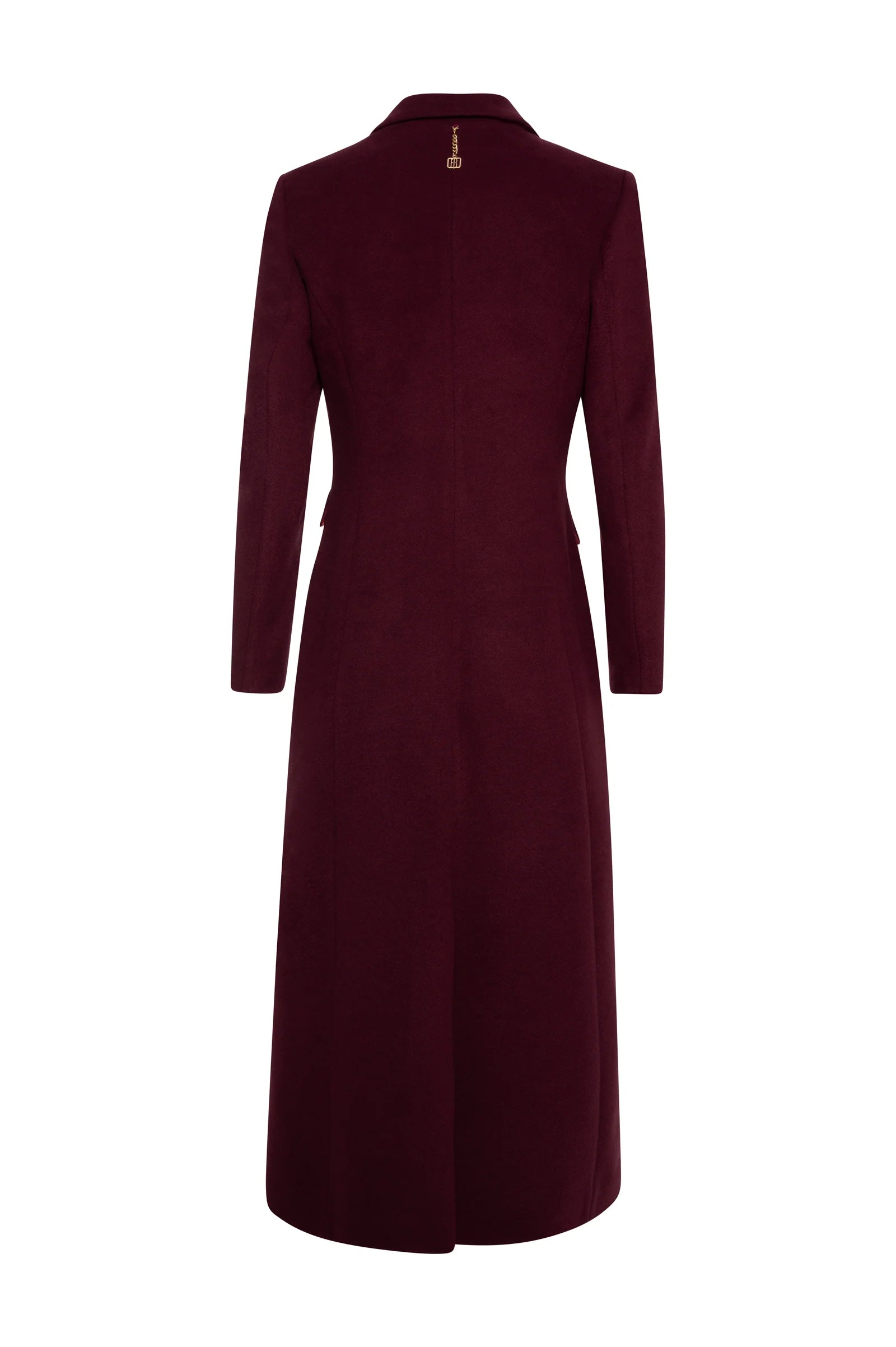 Charmaine Red Wine Long Coat