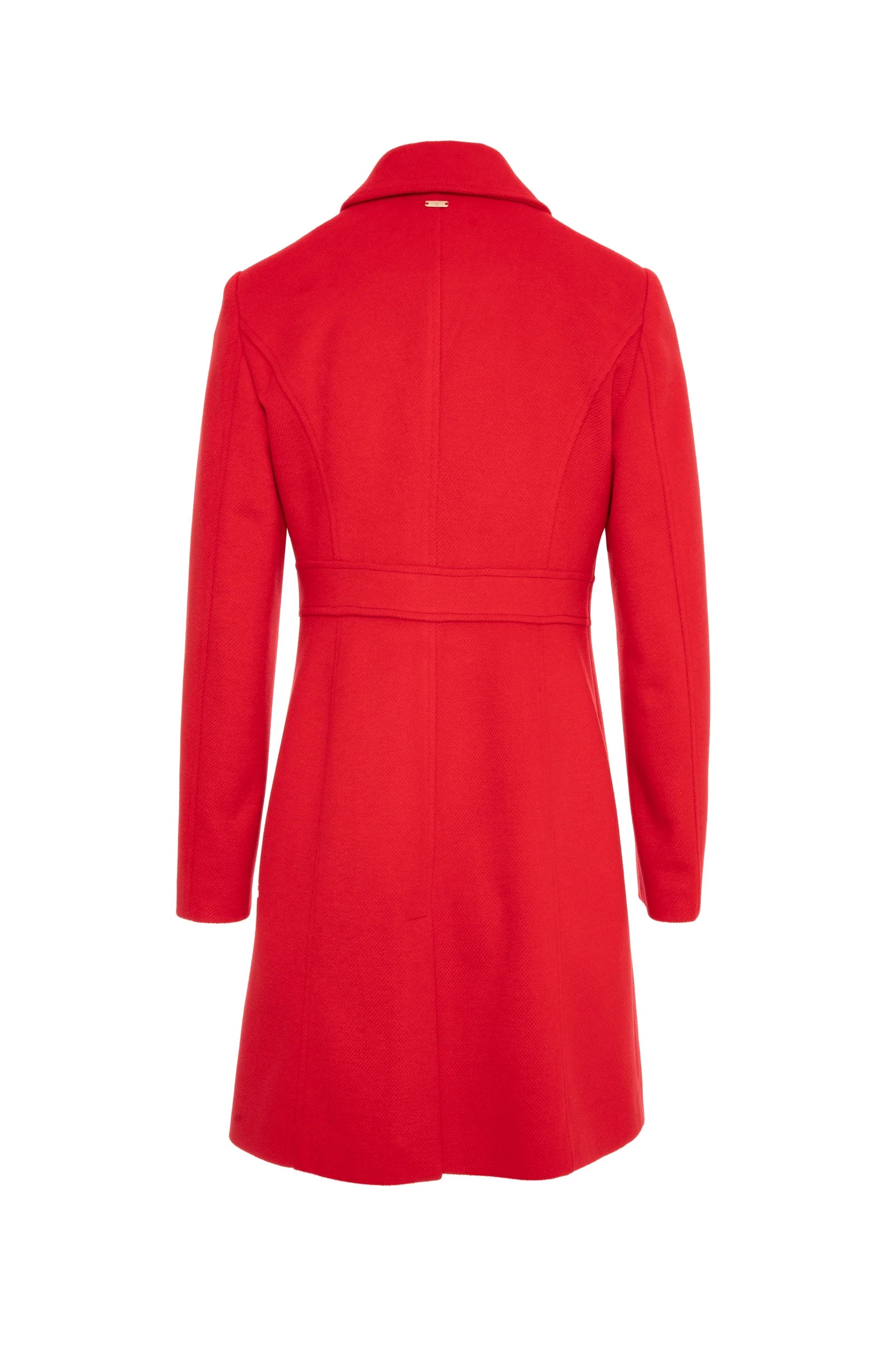 Annie Red Short Double-Breasted Coat