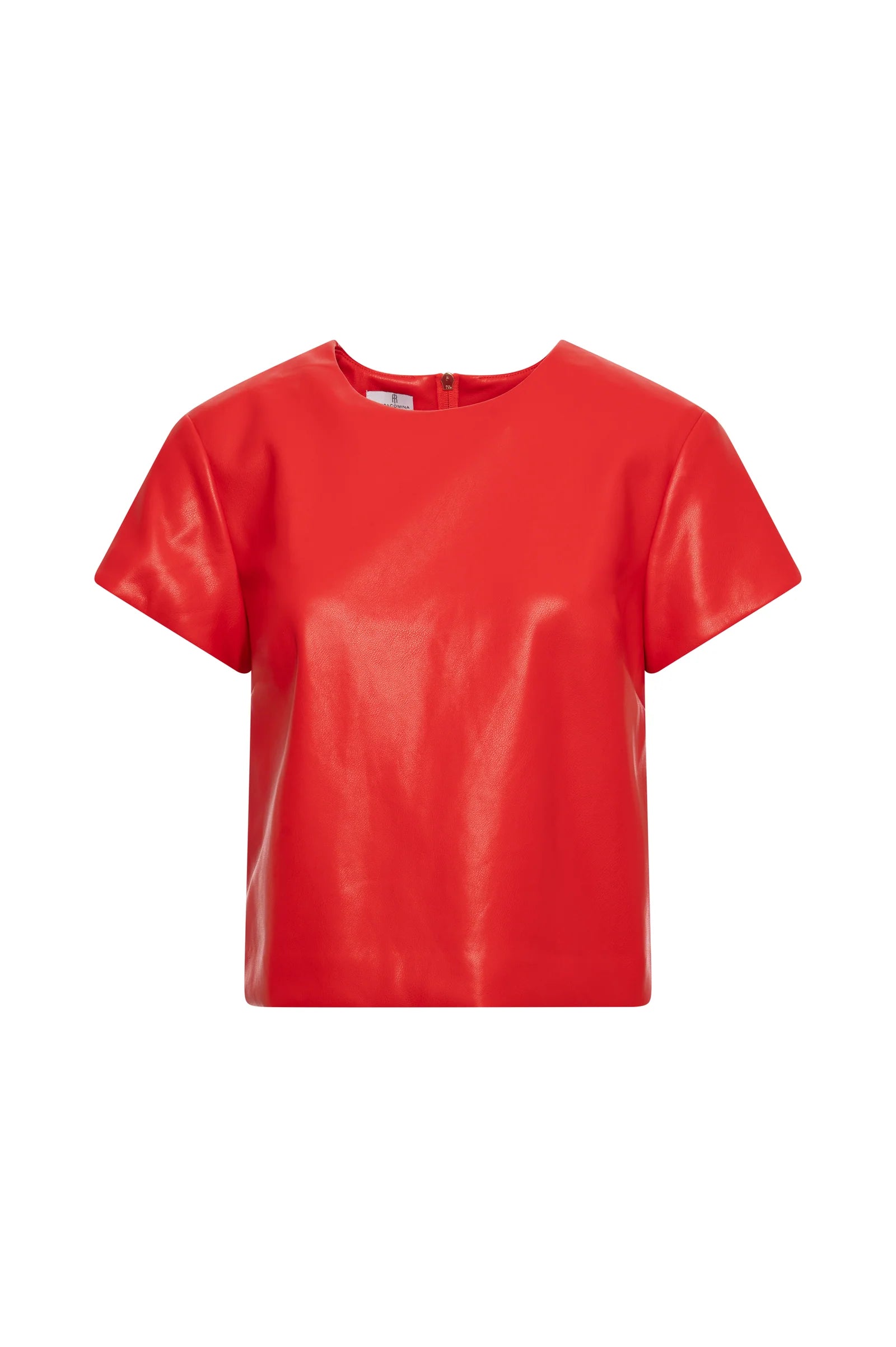 Roxy Red Leather Top