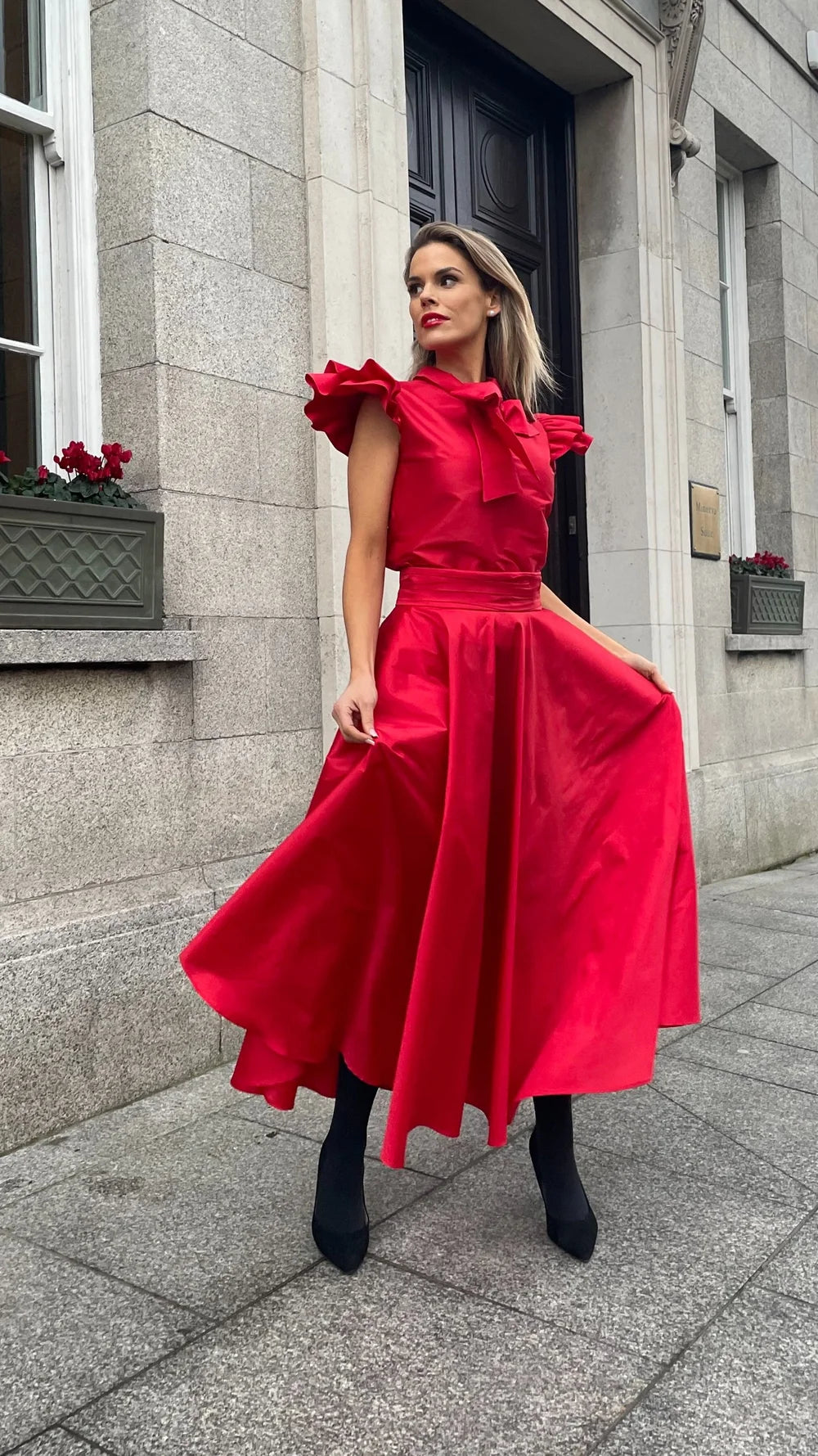 AndTate Coco Pomegranate Skirt