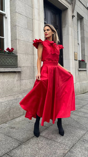 AndTate Coco Pomegranate Skirt
