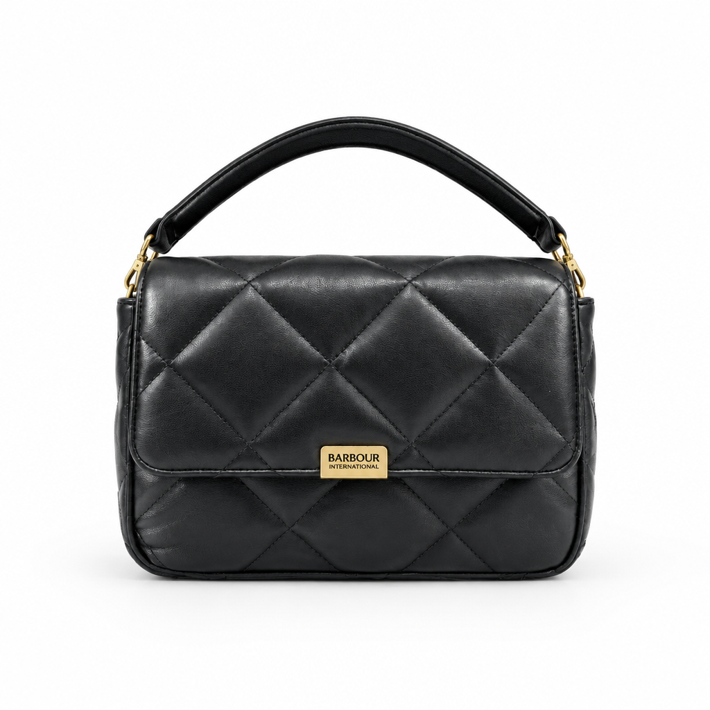 Barbour Soft Quilt Black Shoulder Bag