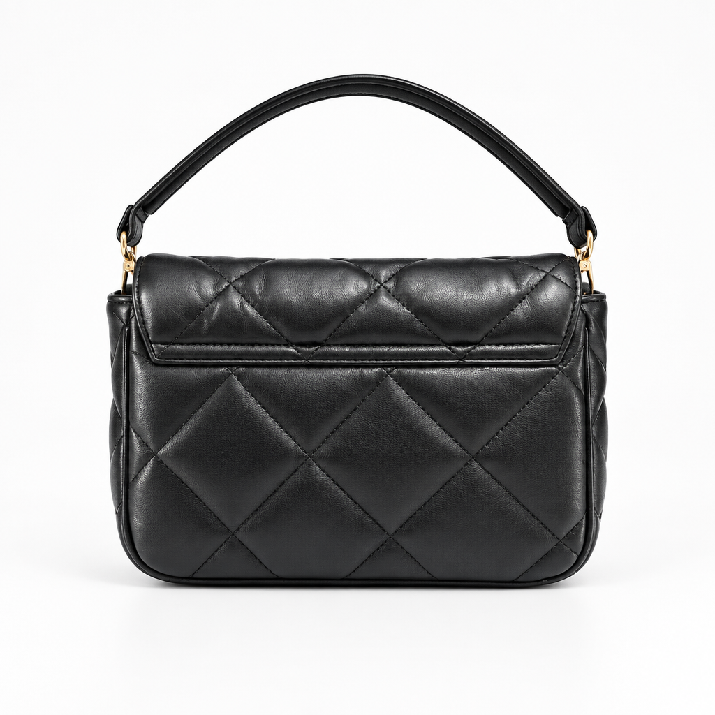 Barbour Soft Quilt Black Shoulder Bag